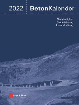 cover image of Beton-Kalender 2022
